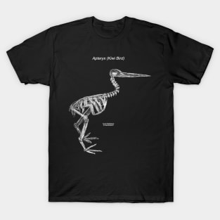 Apteryx (Kiwi Bird) Skeleton T-Shirt